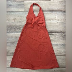 Patagonia Halter Dress - Rust Orange - Size M